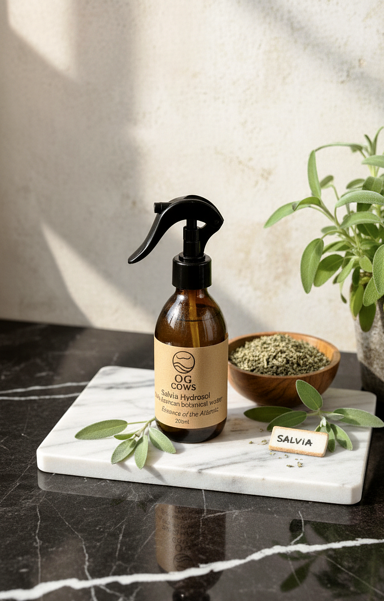 Salvia Hydrosol ~ Sacred Sage Mist · 100% Azorean Botanical Water