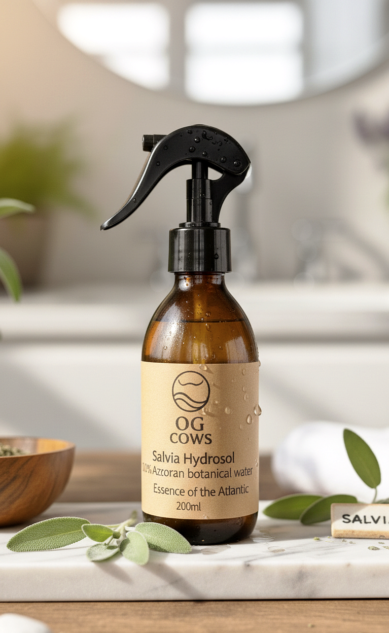 Salvia Hydrosol ~ Sacred Sage Mist · 100% Azorean Botanical Water
